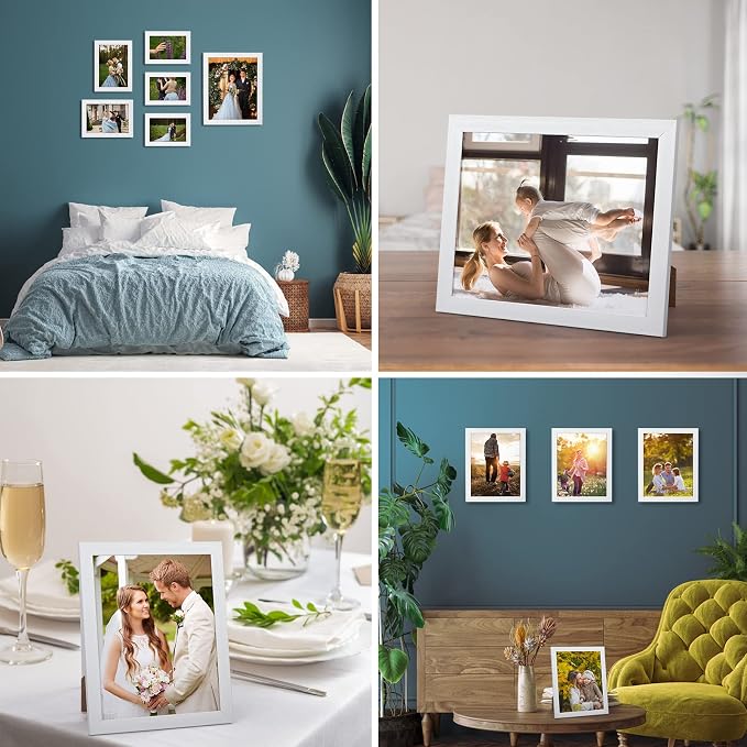 Giftgarden White 4x6 Picture Frame Pack of 12 - Image 8