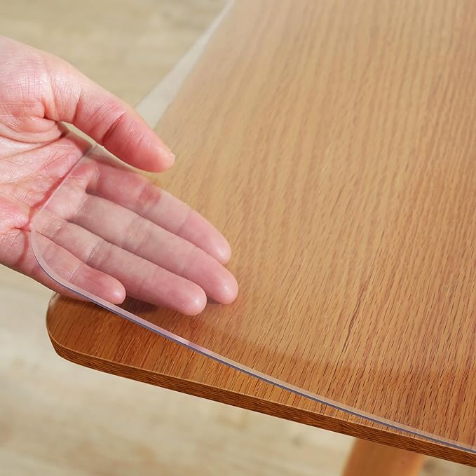 Warmstar Clear Table Protector, 2mm Thick, 44x80Inch Table Cover, Desk Mat by Warmstar