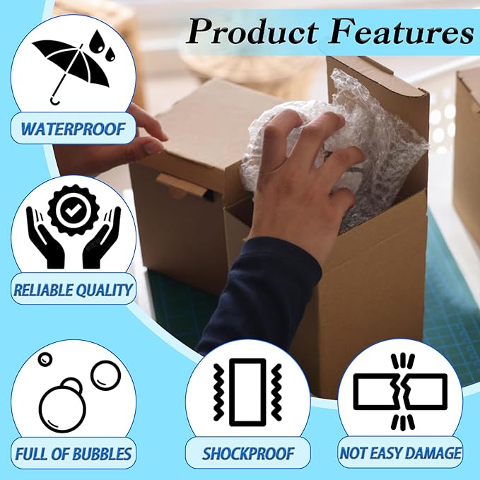 50 Pcs Bubble Pouch Wraps - Image 4