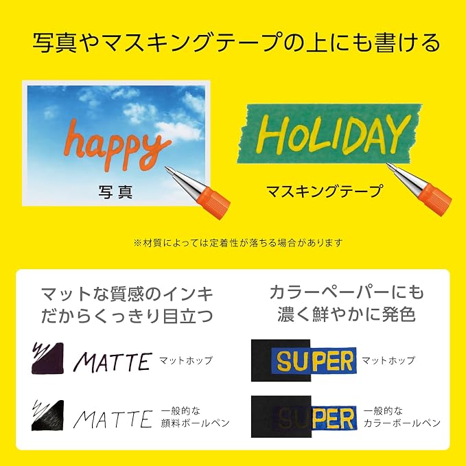 Pentel Matte Hop Violet Color Ballpoint Pen - Image 3