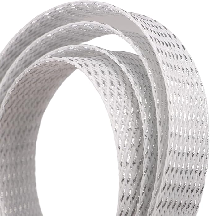25ft PET Expandable Braided Cable Sleeve 1/3inch Pet Braided Cable Sleeve - Image 2