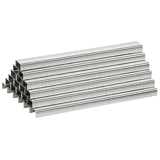 meite T50 Staple Gun Staples Marine, 1/4 Inch 304 Stainless Steel T50 Staples by meite