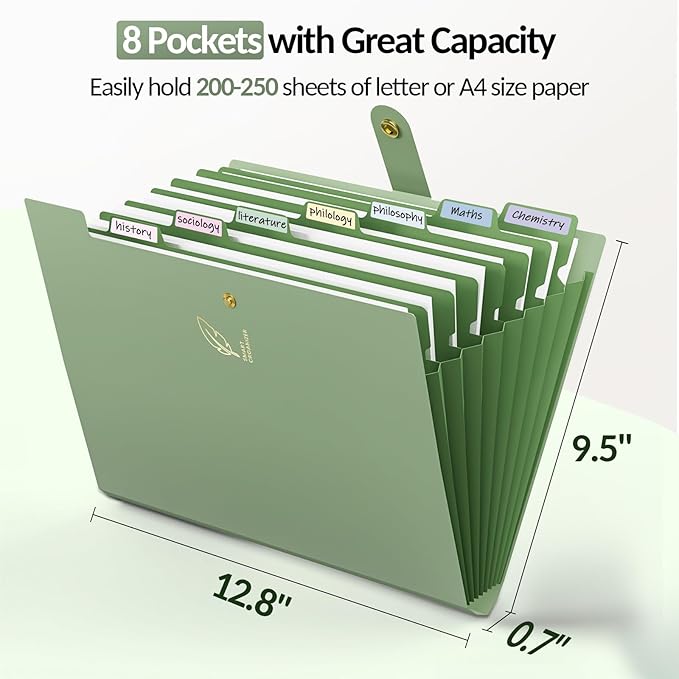 Sooez File Folders Organizer, Folders - Image 4