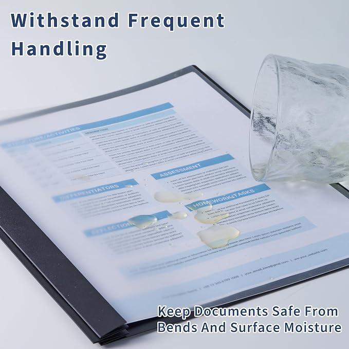 Binditek 100 Pack Clear Front Report Covers - Image 8