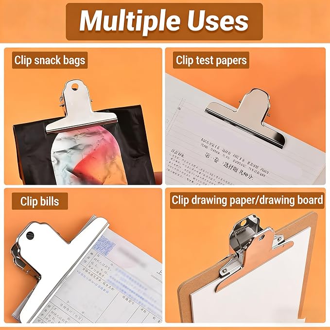 Extra Large Bull Paper Clips, 6.3 Inch - Image 4