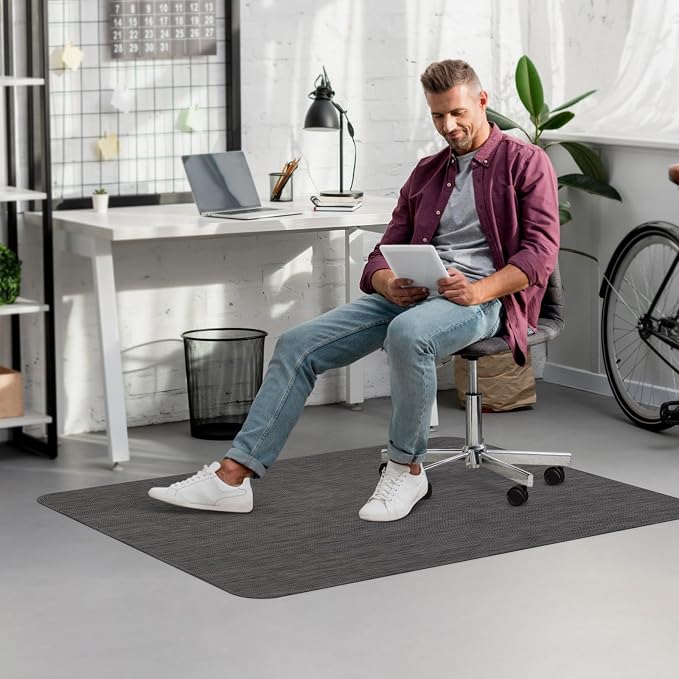 Blvornl Office Chair Mat for Hardwood Floor, 32.3"x 47.2" Desk Chair Mat for - Image 8
