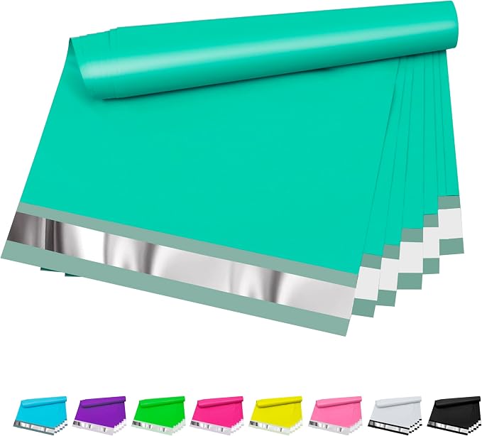 Poly Mailers 12x15.5 inch 50 Pcs, Plastic Mailing Envelopes by VAPULCIO