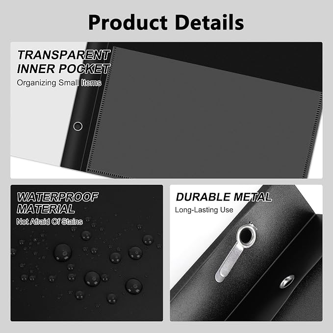 Ndsox 15 Packs Clear Front Report Covers - Image 3