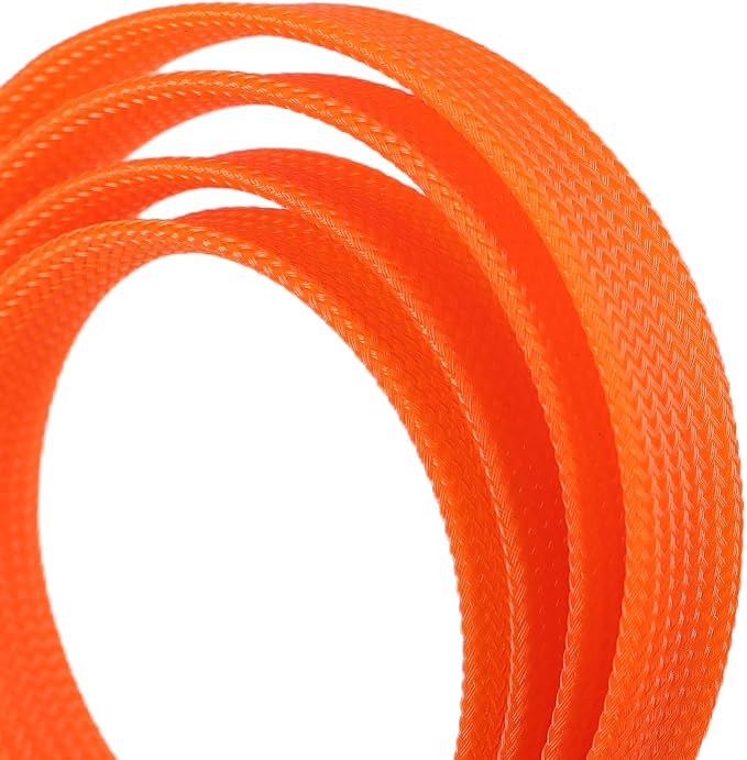 25ft PET Expandable Braided Cable Sleeve 1 inch Pet Braided Cable Sleeve - Image 2