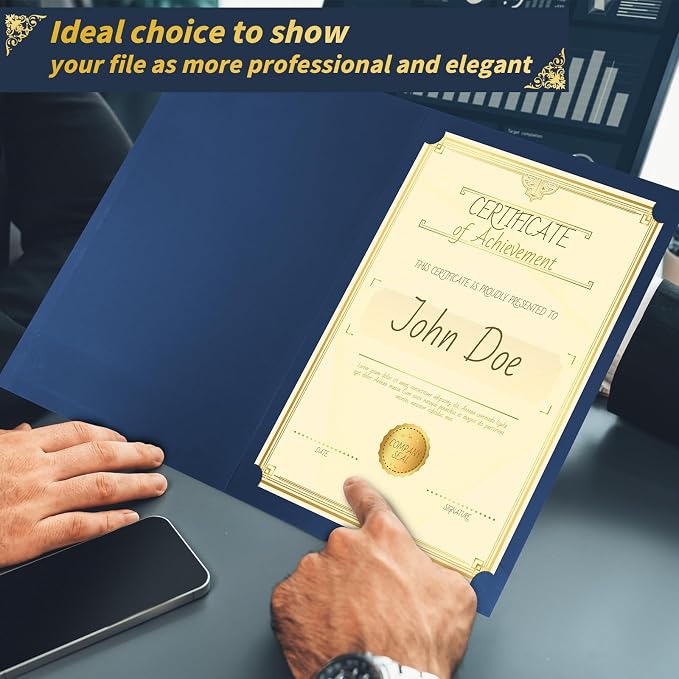 80 Pcs Certificate Holders Bulk, Document Covers - Image 5