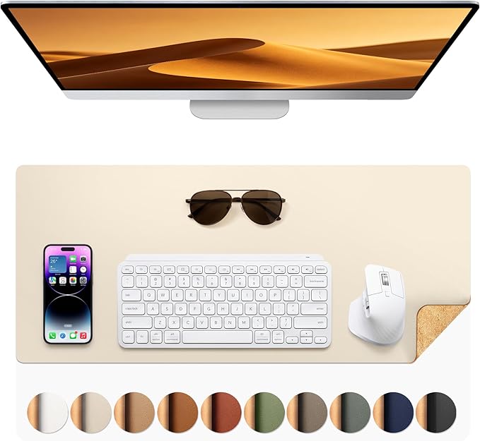 Aothia Dual-Sided Desk Mat by AothiaSimpleNaturalUnique