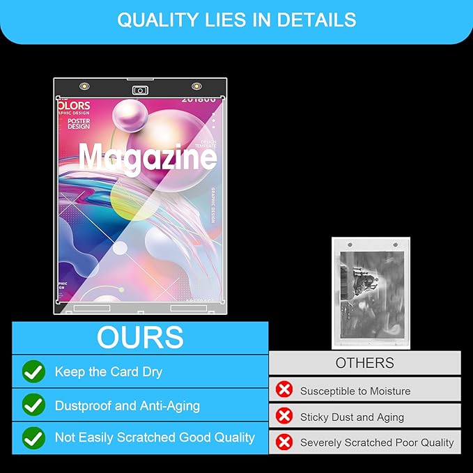 2-Pack Magazine Book Magnetic Holder | UV Protection, Wall Mountable, One Touch - Image 3