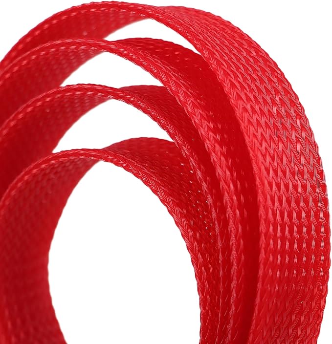 25ft PET Expandable Braided Cable Sleeve 3/8inch Pet Braided Cable Sleeve - Image 2