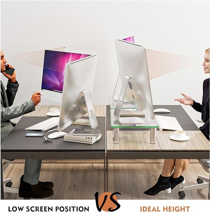 Hemudu 2 Pack Computer Monitor Riser - Image 4