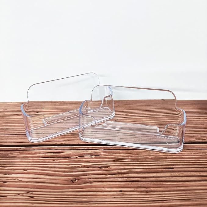 HSYMQ 8 Pack Acrylic Business Card Holder - Image 5