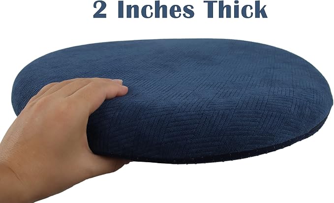 Sigmat Memory Foam Seat Cushion Anti-Slip Soft Round Stool Cushion Chair Pad 20 - Image 6