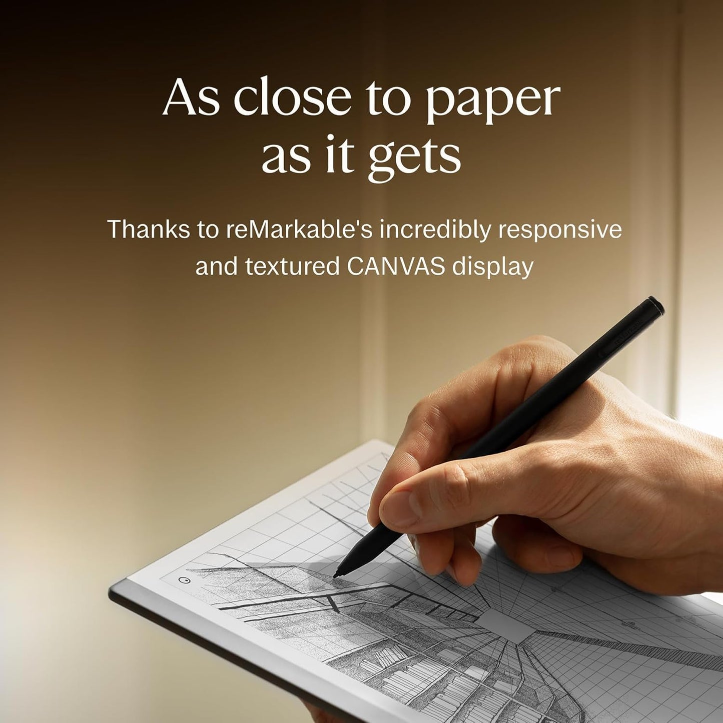 reMarkable Starter Bundle – reMarkable 2 is The Original Paper Tablet | Includes Black and White 10.3” Writing Tablet, Marker Plus Pen with Built-in Eraser