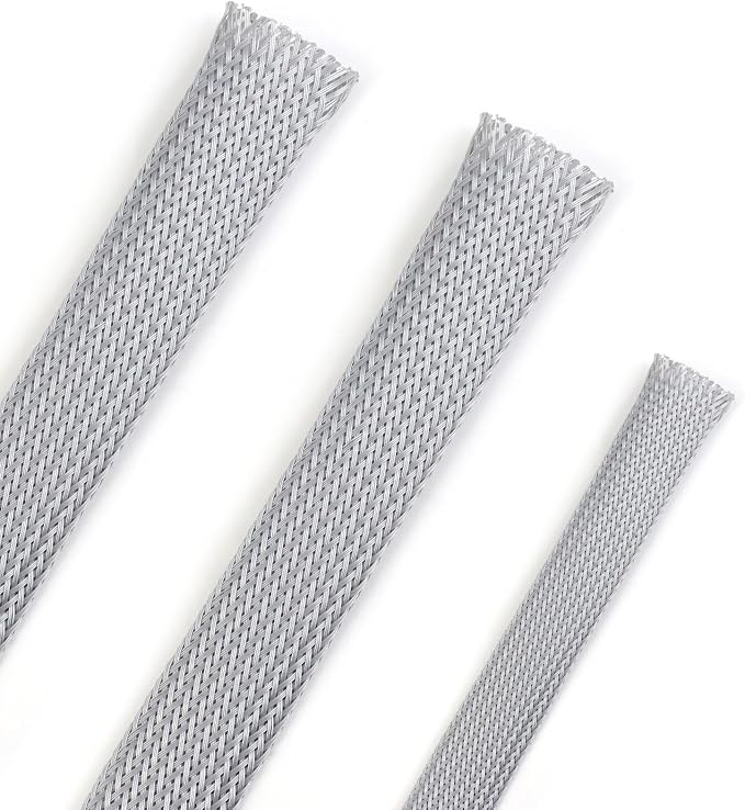 25ft PET Expandable Braided Cable Sleeve 3/8inch Pet Braided Cable Sleeve by PursuingaBetterLife