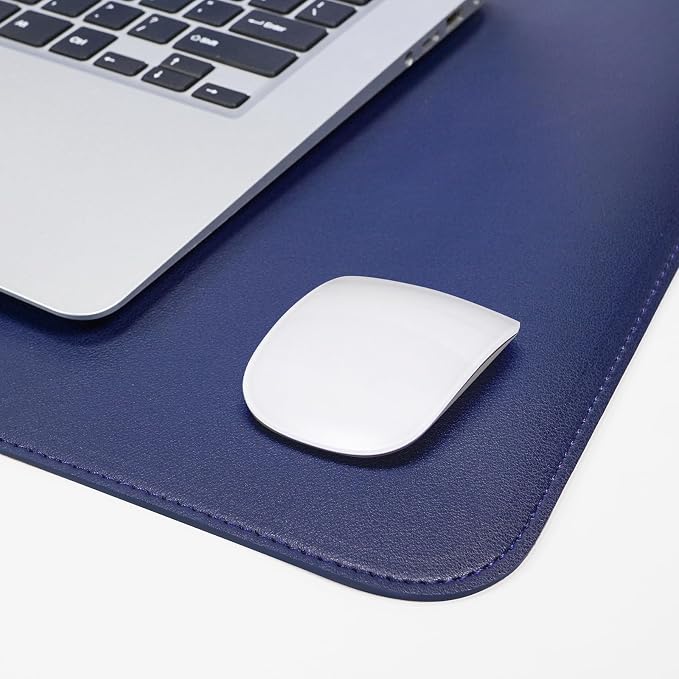 AFIING Cork Desk Mat 47" x 23.6", Dual-Sided Natural Cork & PU Leather Desk Pad - Image 4