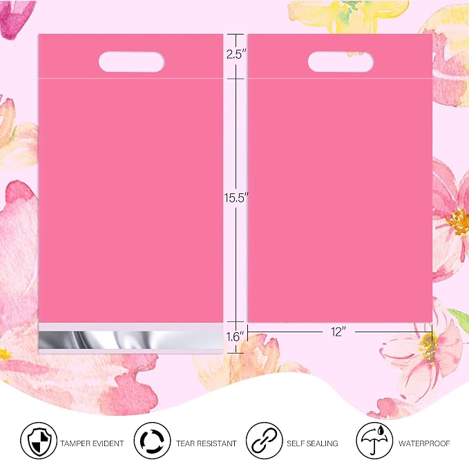 Poly Mailers 12x15.5 inch 50 Pcs, Upgrade Design Tamper Proof Mailers Poly Bags - Image 2