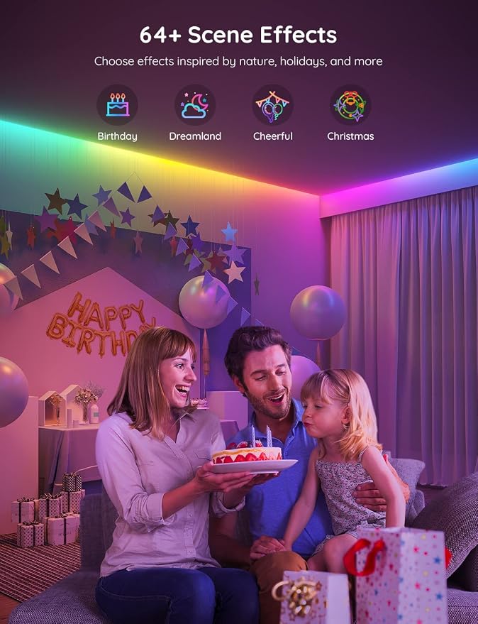 Govee RGBIC LED Strip Lights, 32.8ft Smart LED Lights - Image 5