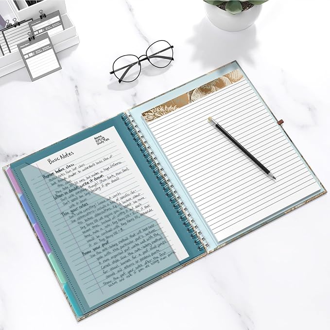 Hongri Clipboard Folio with Refillable Lined Notepad, 8.5 x 11 Folders with - Image 7
