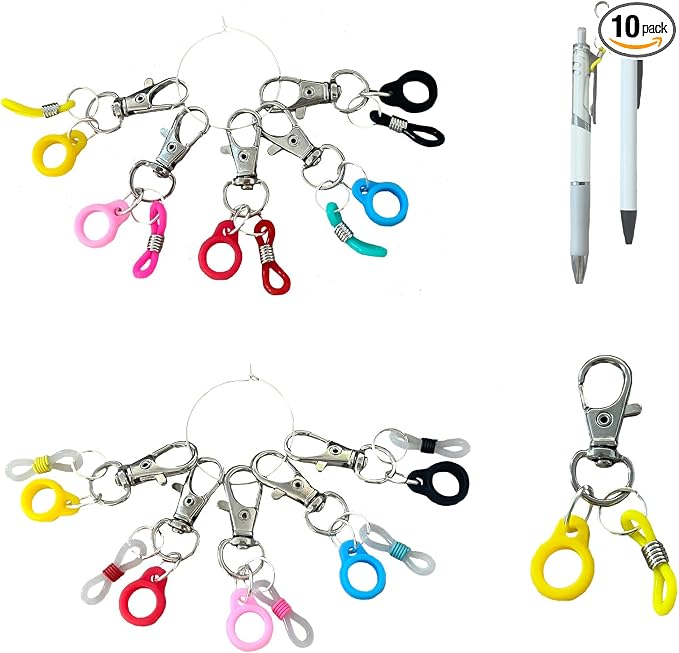 10 PCS Pen Clips, Pen Holders, Badge Reel Accessories, Pen Holder by Unknown