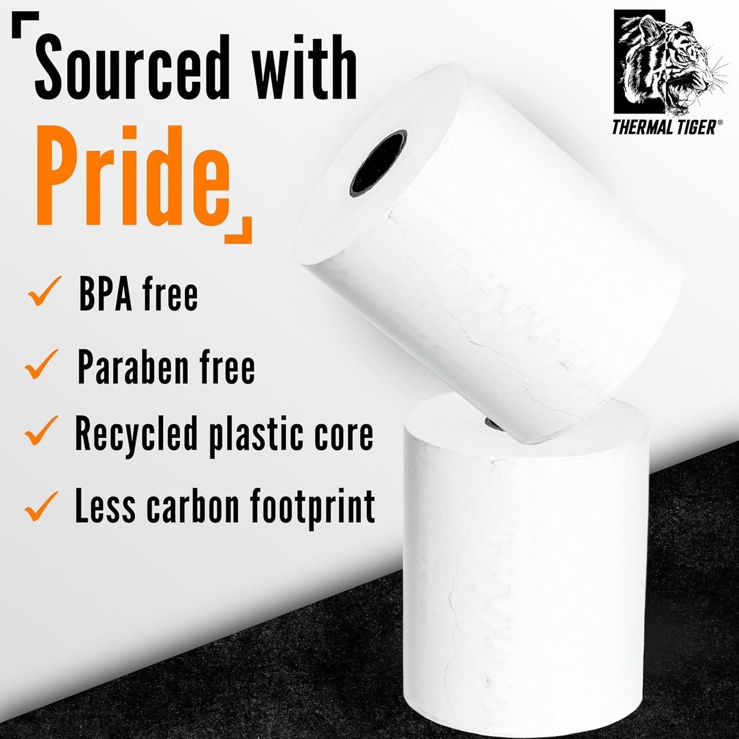 3 1/8 X 230 Thermal Paper Rolls (30 Rolls/Box) – BPA-Free Rolls for POS Systems, Cash Registers & Credit Card Machines