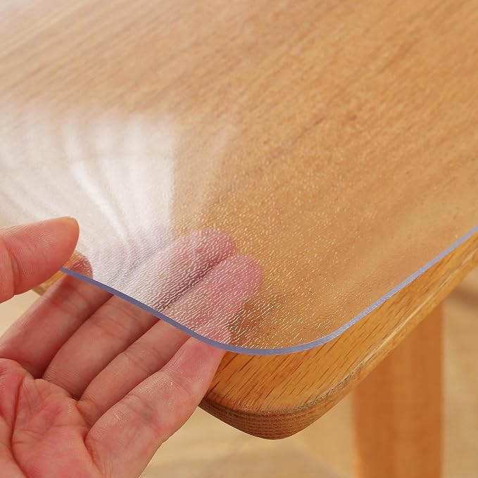 OstepDecor Frosted Clear Table Cover Protector 30 x 60 Inch, 1.5mm Thick - Image 8