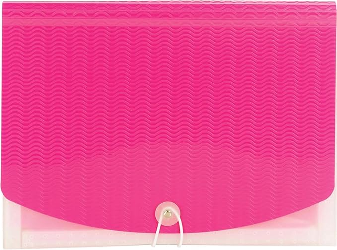 Smead Poly Frequency Expanding File Folders, Flap and Cord Closure, Letter Size by SMEAD
