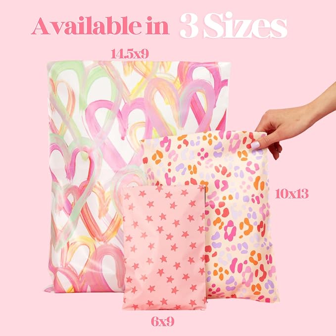 Pretty Package Store Poly Mailer 6x9, 100 Pack | Heavy Duty, Waterproof - Image 7