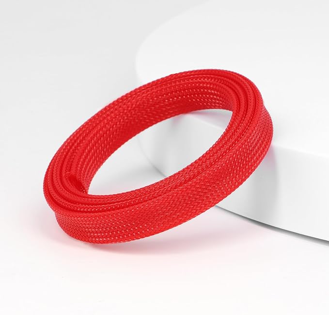 25ft PET Expandable Braided Cable Sleeve 1 inch Pet Braided Cable Sleeve - Image 3
