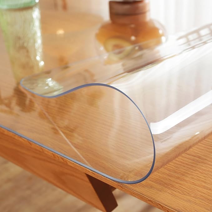 Warmstar Clear Table Protector 2mm Thick, 28 x 48 Inch Clear Table Cover - Image 6