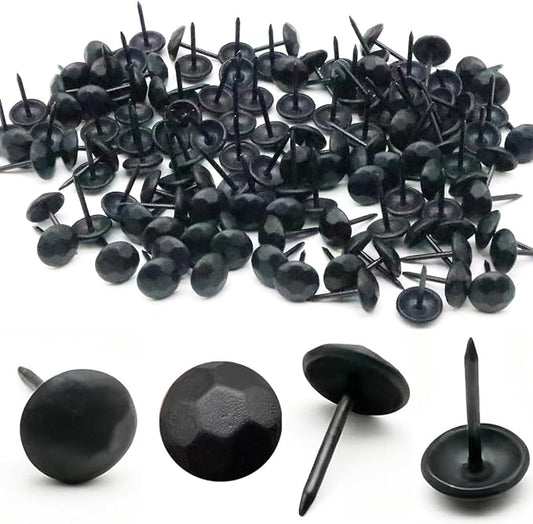 110pcs Upholstery Tacks for Furniture, Metal Upholstery Nails Decorative Thumb by QYIMLI