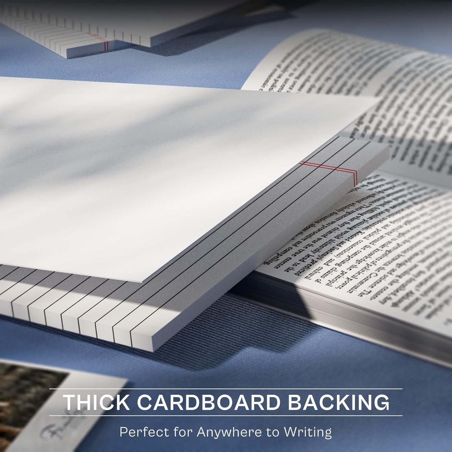 Legal Pads 8.5 x 11, Writing Paper Tablets 8-1/2 x 11, 6 Pack White Note Pads 8.5 x 11 for Office Supplies, Letter Pads 8.5 x 11 Wide Ruled, Perforated Notepads 8.5 x 11, 30 Sheets Each Notebook Paper