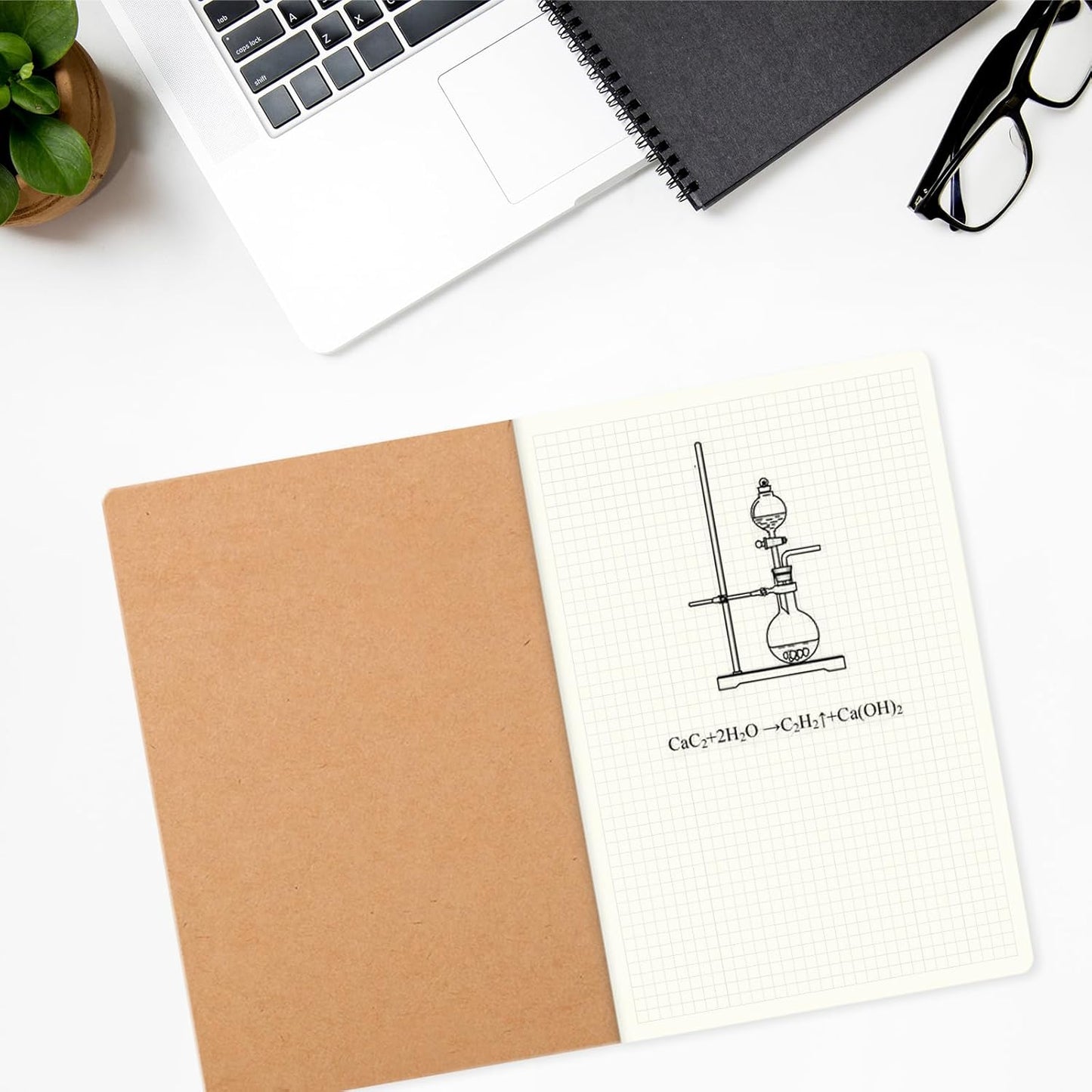 24 Pack Graph Paper Notebook Journal Notebook Square Grid Paper Notebook for Travelers, Students, Office - Subject Notebooks - A5 Size, 8.26”x5.5”, 64 Square Grid Pages/32 Sheets