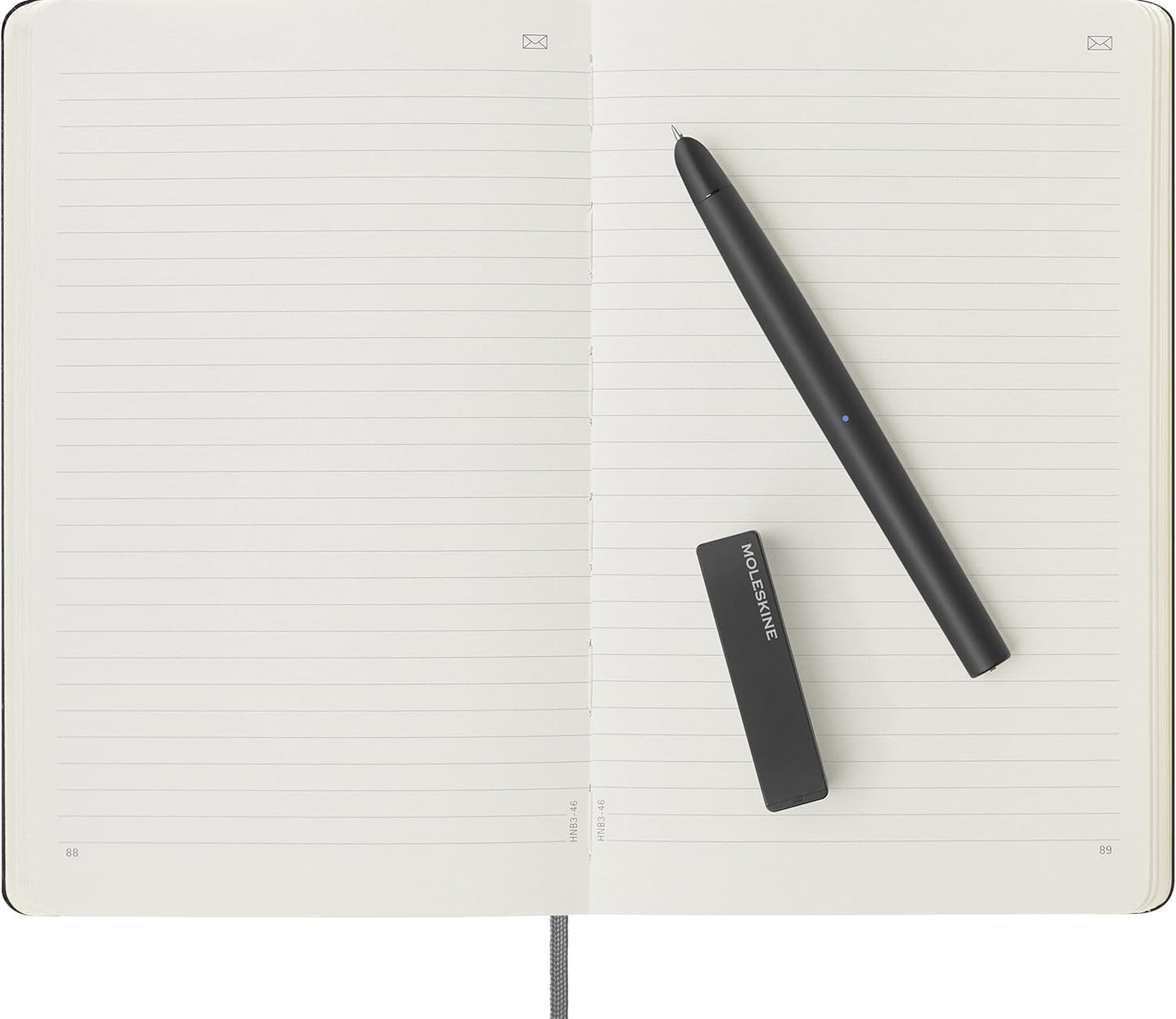 Moleskine Smart Writing Set with Improved Battery – 2024 Edition | Smart Notebook & Smart Pen for Digital Note-Taking | Works Notes App Smart Notebooks Only