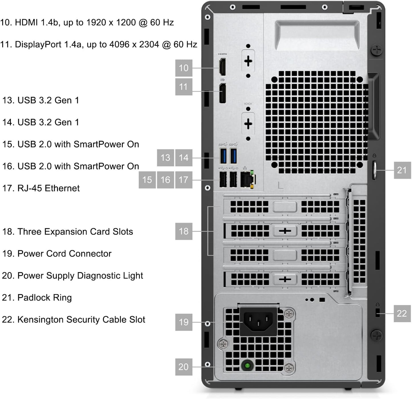 Dell OptiPlex Desktop Computer, 7020 Tower Dekstop PC, 12th Gen Intel 4-Core Processor (Beats Core i7-9700), 32GB DDR5 RAM, 1TB PCIe SSD, DVDRW, WiFi Adapter, RJ-45, Keyboard & Mouse, Windows 11 Pro