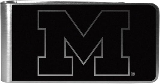 Siskiyou Sports NCAA Unisex Black and Steel Money Clip by Siskiyou