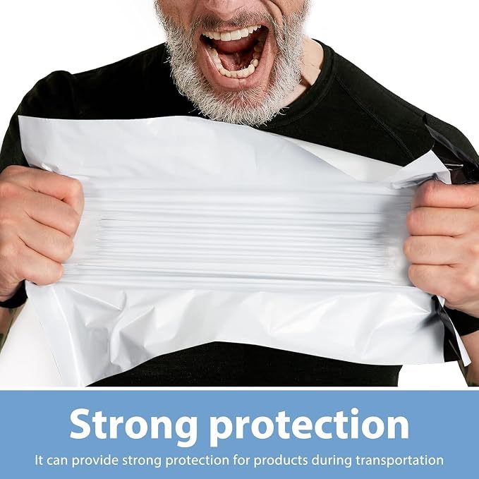 Metronic Poly Mailers 12x15.5 2000 Pack White, Medium Size Shipping Bags Bulk - Image 4