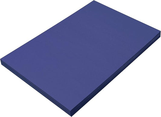 SunWorks Construction Paper, Dark Blue, 100 Sheets by CreativityStreet%C2%AE