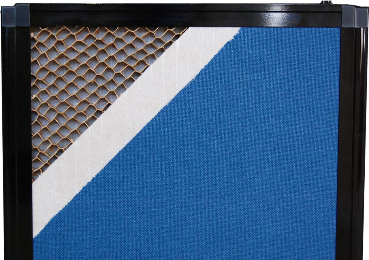 Versare Folding Tabletop Display | 3-Panel Partition | Lightweight Portable Workspace Divider | Latte 78" x 24"