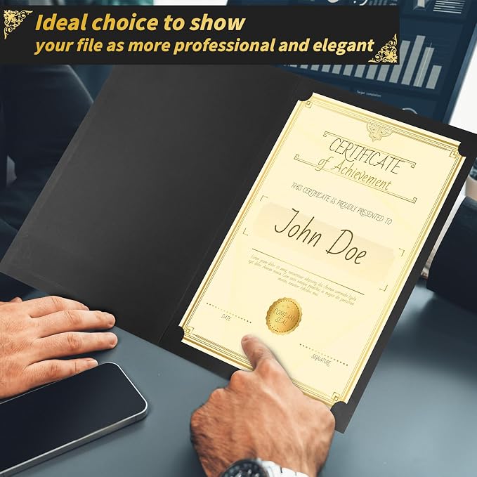 Oleitodh 80 Pcs Certificate Holders Bulk, Document Covers - Image 5