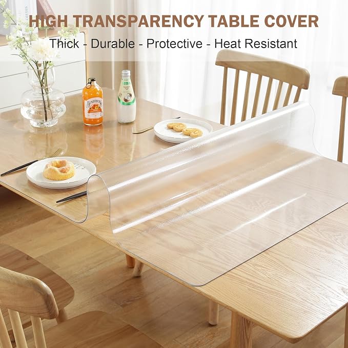 LovePads Frosted Desk Mat 24 x 72 Inch, 1.5mm Thick Frosted Table Protector - Image 2