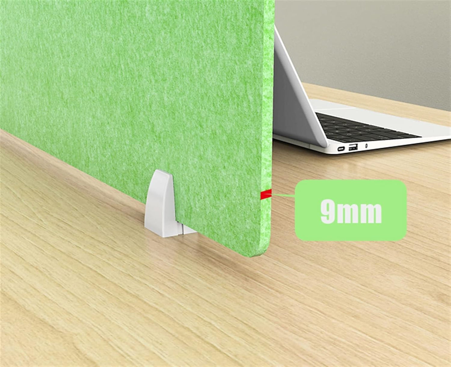 Icegrey Acoustic Desk Divider Privacy Panel Removable Sound Absorbing Desk Partition Board with 2 Clips for Student Call Centers Offices Braries Classrooms Library, Light Purple, 46.8x11.7"