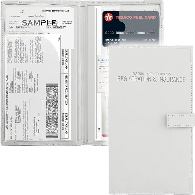 Auto Insurance and Registration Card Holder by PlusXpres