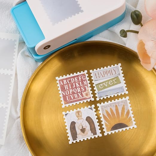 Square Stamp Punch, 1.5 inch Stamp Punch, Large Square Postage Stamps Puncher - Image 6