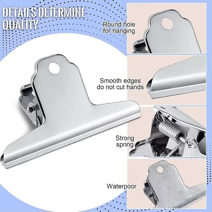 Extra Large Bull Paper Clips, 6.3 Inch - Image 6