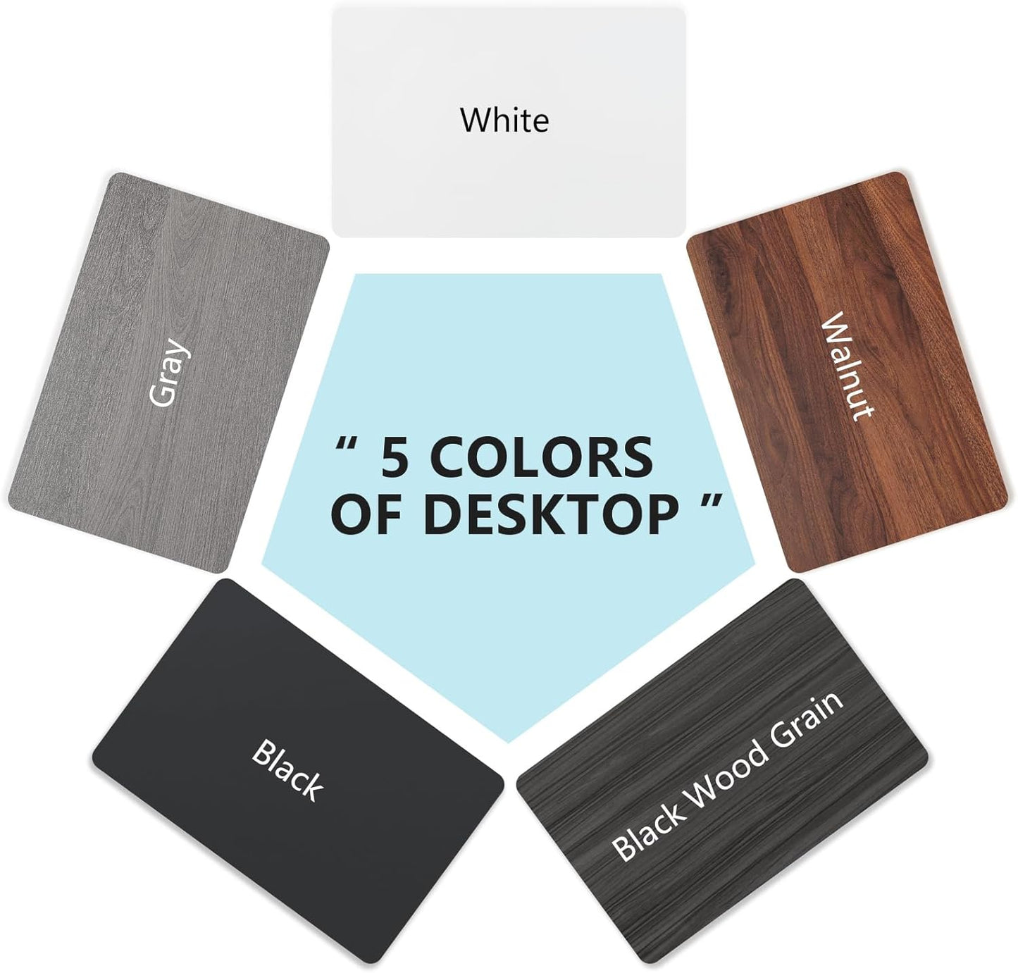 Conference Room Table, Folding Conference Tables,Thicken Grey Tabletop,Flip Top Wooden Seminar Meeting Room Table for Conference Room Offices (4, Black, 47.2“)