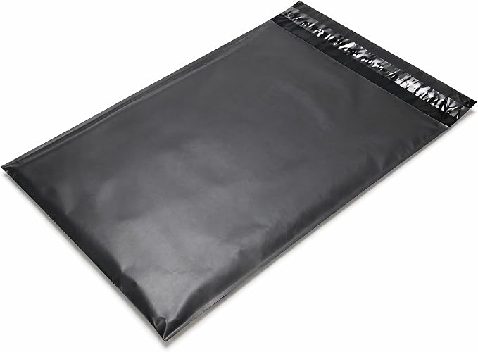 12"x15.5" Poly Mailers，Black Shipping and Envelope Bags Pack of 30 by Unknown